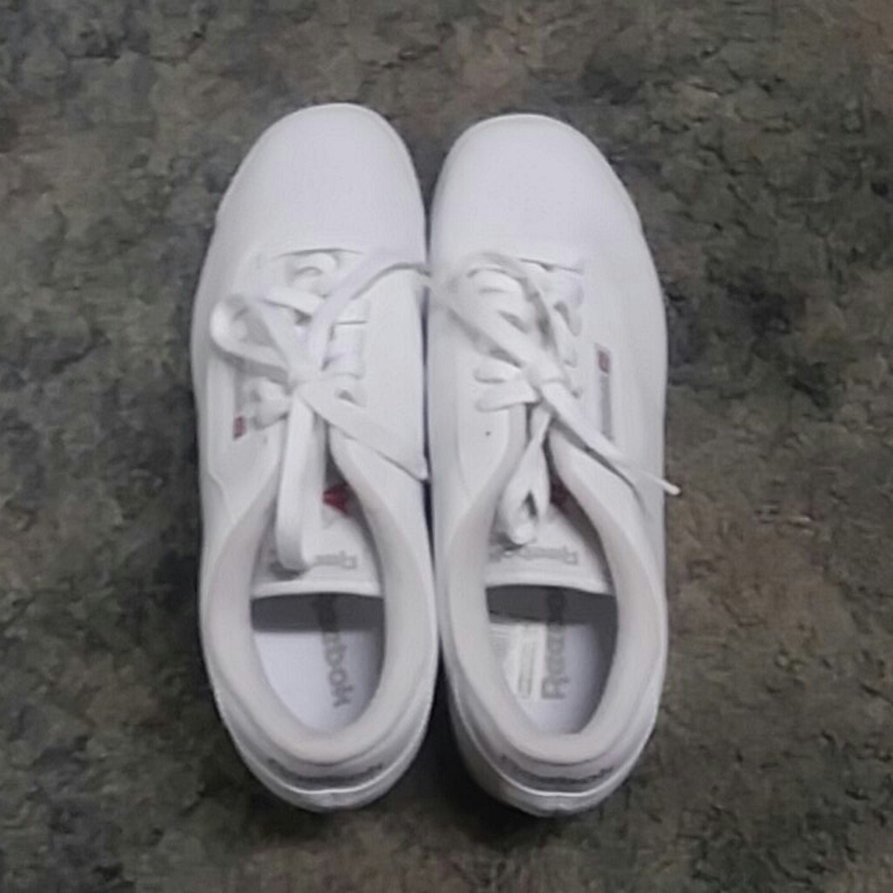 White Reebok shoes